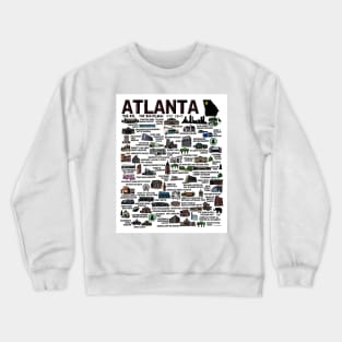 Atlanta Map Crewneck Sweatshirt